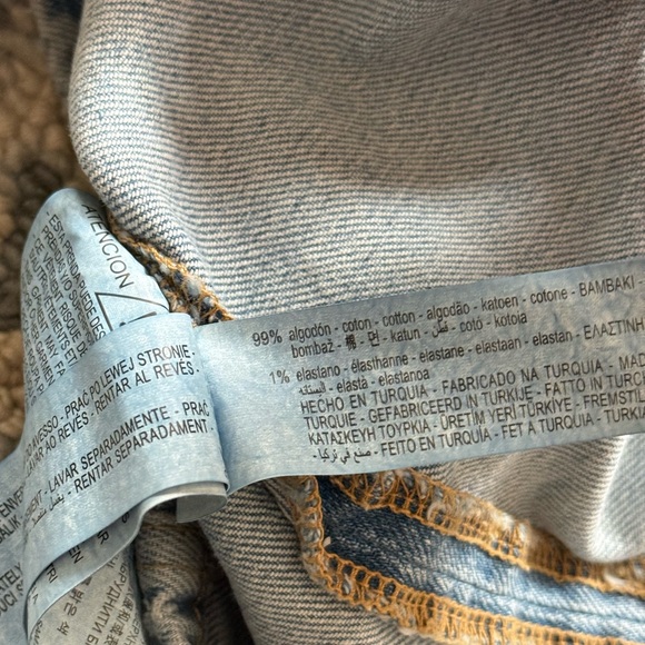 Zara Women’s Strapless Denim Dress Size Medium - Picture 10 of 11